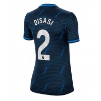 Chelsea Axel Disasi #2 Vonkajší Ženy futbalový dres 2023-24 Krátky Rukáv